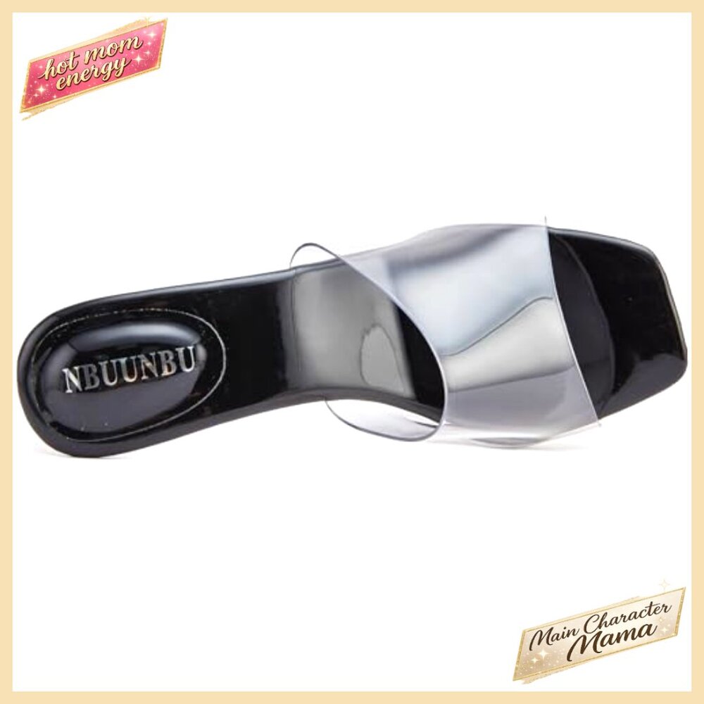 Clear Platform Heels Transparent Straps Sandals 3… - image 5